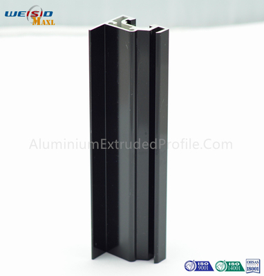 Black Color Chemical Polishing Aluminum For Windows Frame , 0.6mm - 1.2mm Thickness