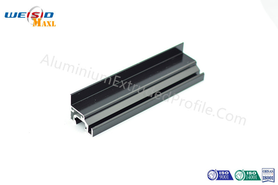 Black Color Chemical Polishing Aluminum For Windows Frame , 0.6mm - 1.2mm Thickness