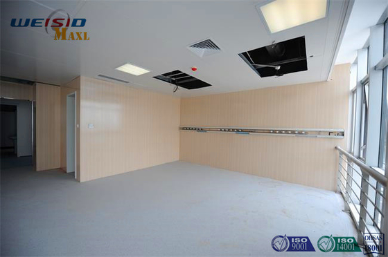 Architectural Interior Decorative Metal Wall Panels with wood looking film