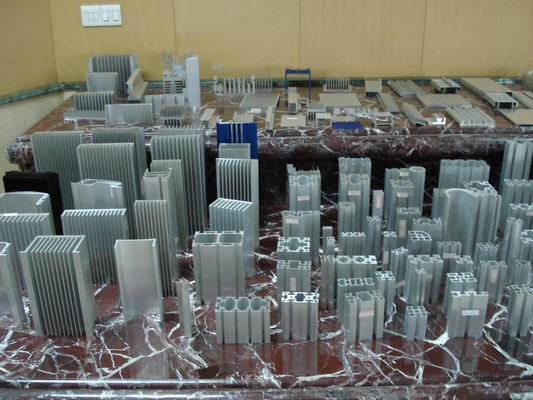 Silver Industrial Aluminum Profile Thin Wall Anodized Surface 6 Meters Length Max