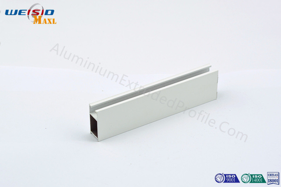 Structural 6063 T5 Powder Coating Aluminium Profile , Aluminium Sliding Window Frame