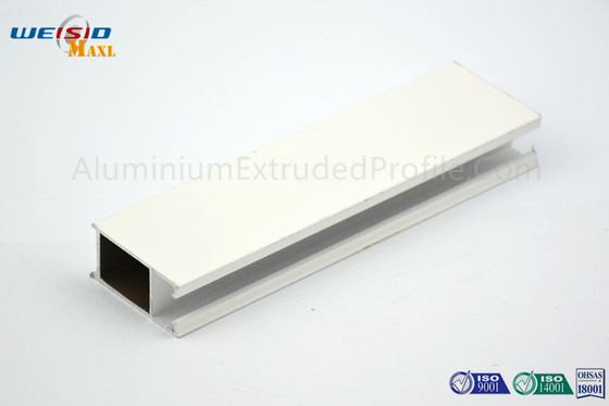 Structural 6063 T5 Powder Coating Aluminium Profile , Aluminium Sliding Window Frame