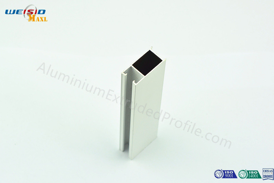 Structural 6063 T5 Powder Coating Aluminium Profile , Aluminium Sliding Window Frame
