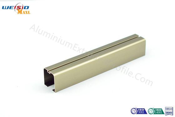 Rectangular Extrusion Bronze Color Anodized Aluminium Profile for Window