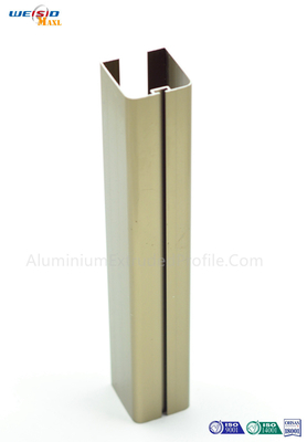 Rectangular Extrusion Bronze Color Anodized Aluminium Profile for Window