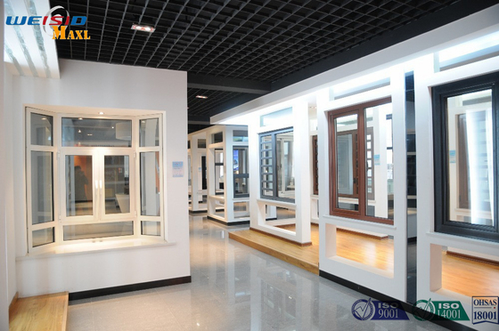Extruded Aluminium Door Profiles , Aluminium Window Profiles With Powder Coated Surface