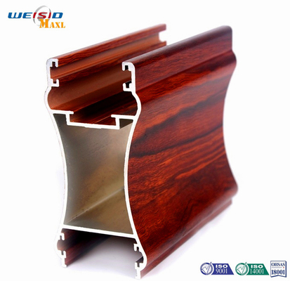 Furniture Aluminium Doors And Windows Extrusion Profiles , 1.2mm Thickness