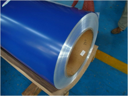 Decorative PE/PVDF Color Coated 1050 1060 Aluminum Coil , 0.1mm - 6mm Thickness