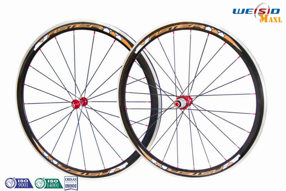 Road Bike 700c 38mm Aluminum Bicycle Wheels AA6063 T5 Customized Size 12" to 22"