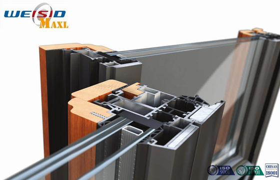 Windows Aluminium Extruded Profile 12 Micro Anodizing Thickness