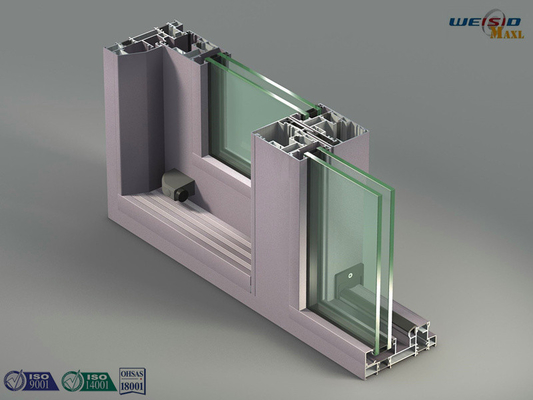 Thermal Break Extrusion Aluminum Profiles Mill Finished Surface